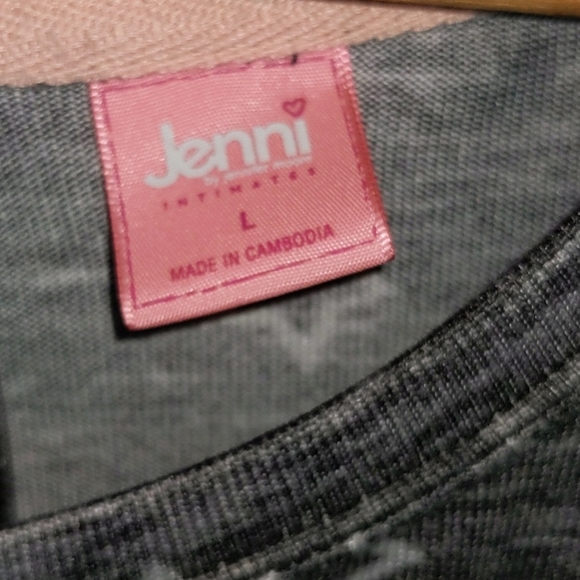 Jenni Intimates L Star Print Drawstring PJ Romper - Picture 4 of 6